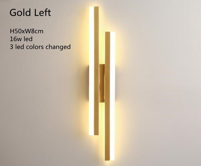 Arandela LED De Parede Moderna Com Luz Ajustável