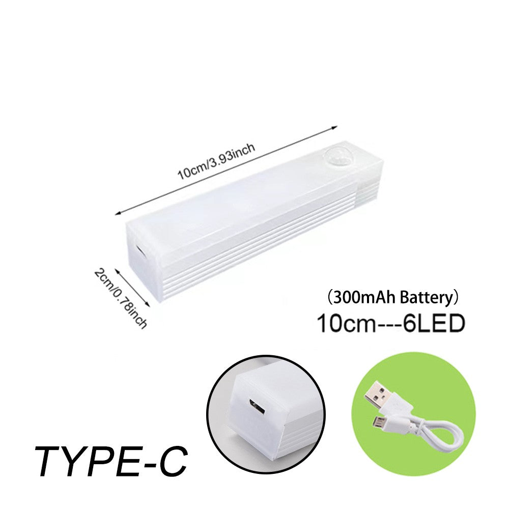 Luz LED Com Sensor De Movimento Recarregável