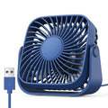 Mini Ventilador USB De Mesa Com 3 Velocidades