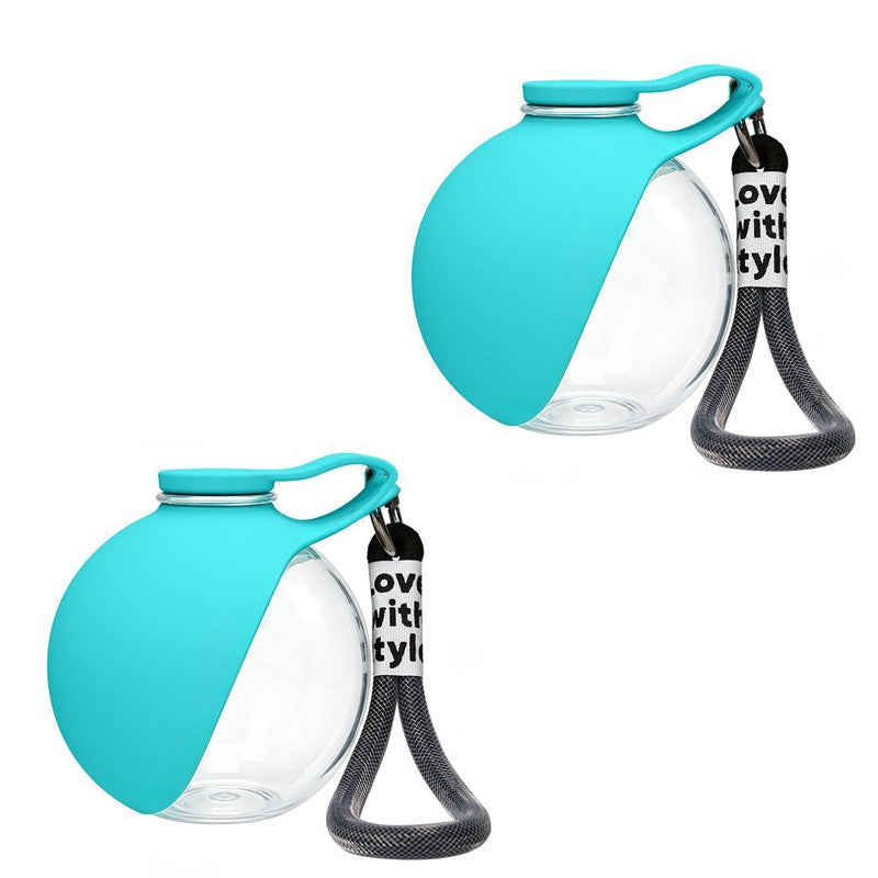 Garrafa Portátil de Água Plástica para Cães 285ml.