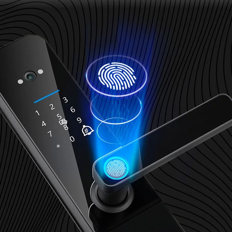 Fechadura Digital Inteligente Com Biometria e Câmera Integrada