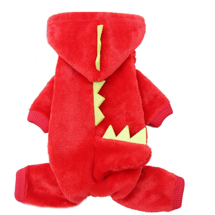 Macacão Dinossauro para Cães e Gatos