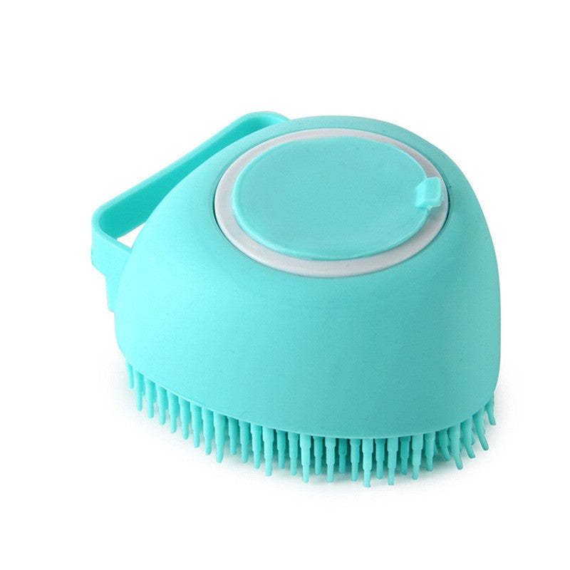 Luva de Silicone para Banho Pet com Escova Massageadora para Cães e Gatos