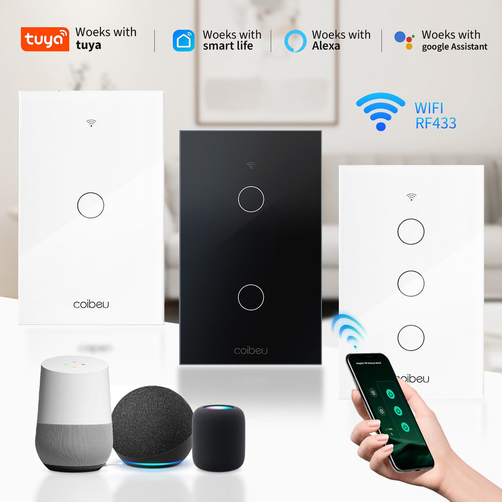 Interruptor Touch Inteligente com Controle por App