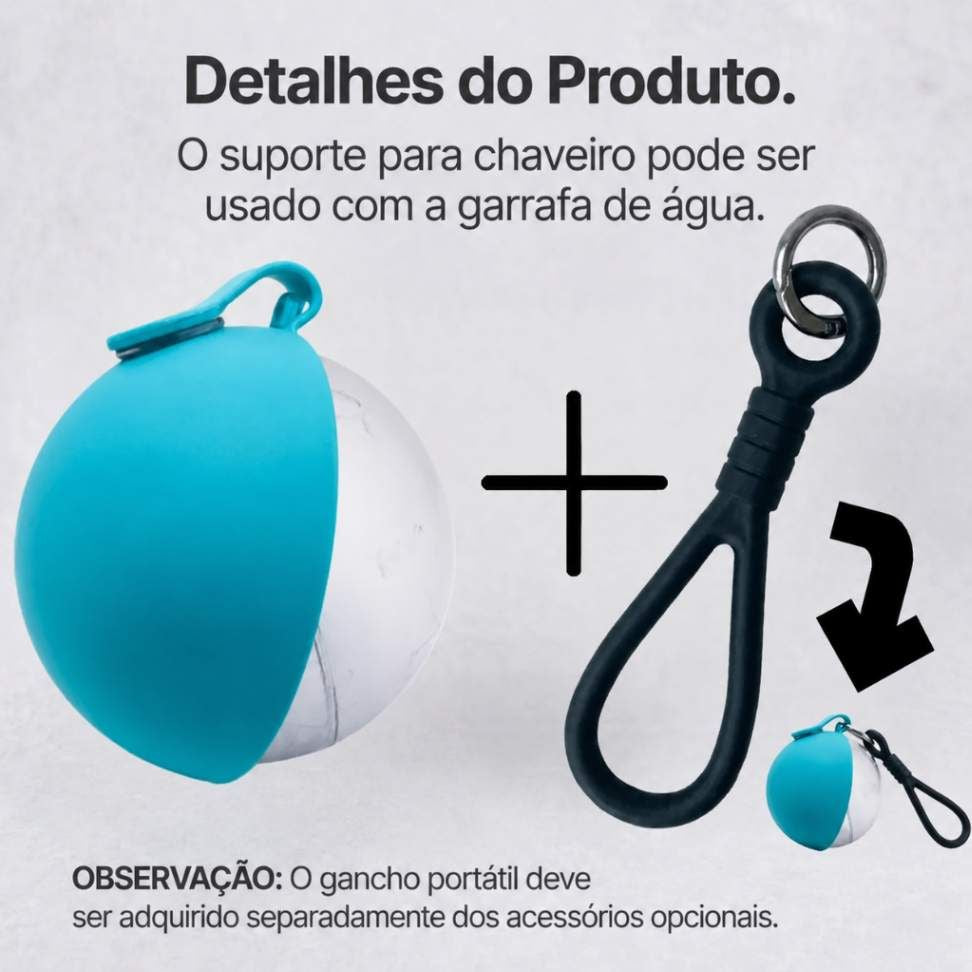 Garrafa de Água 2 em 1 para Cães.