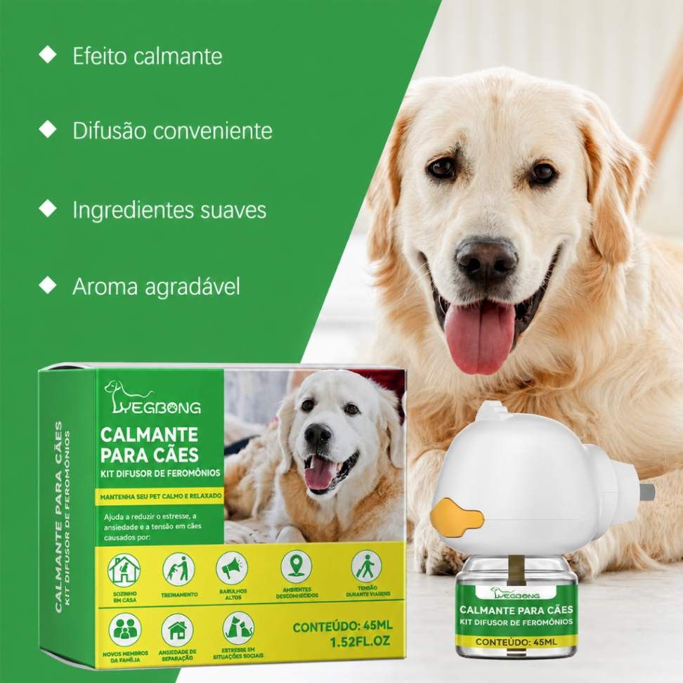 Kit Difusor Calmante para Cães.