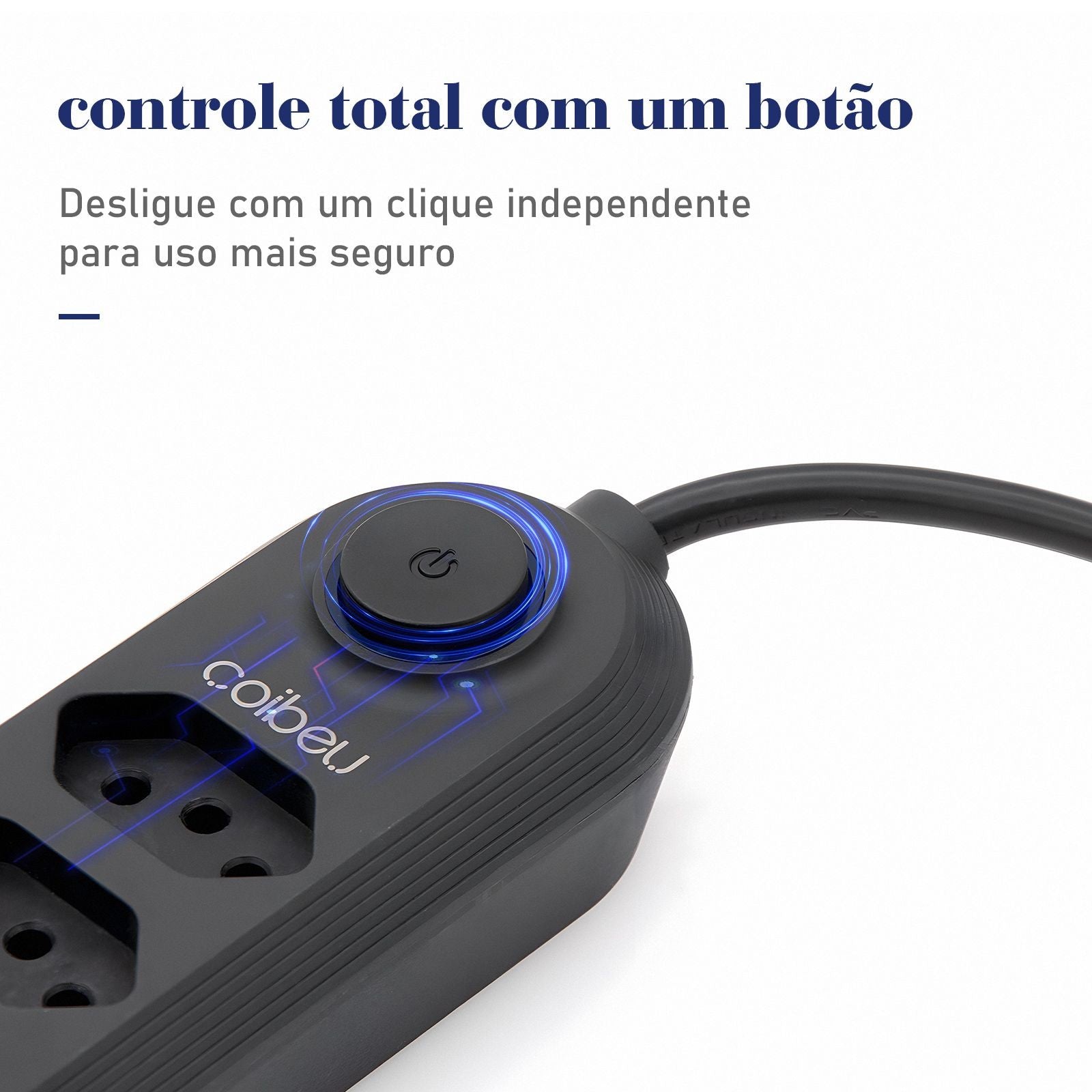 Extensão Elétrica Com Interruptor E Proteção