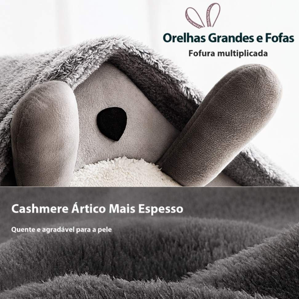 Cama Casinha Premium para Cães e Gatos – Super Macia e Lavável
