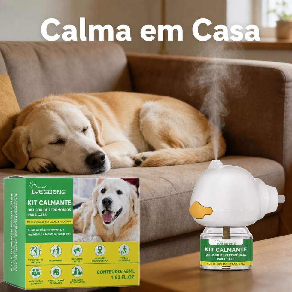 Kit Difusor Calmante para Cães.