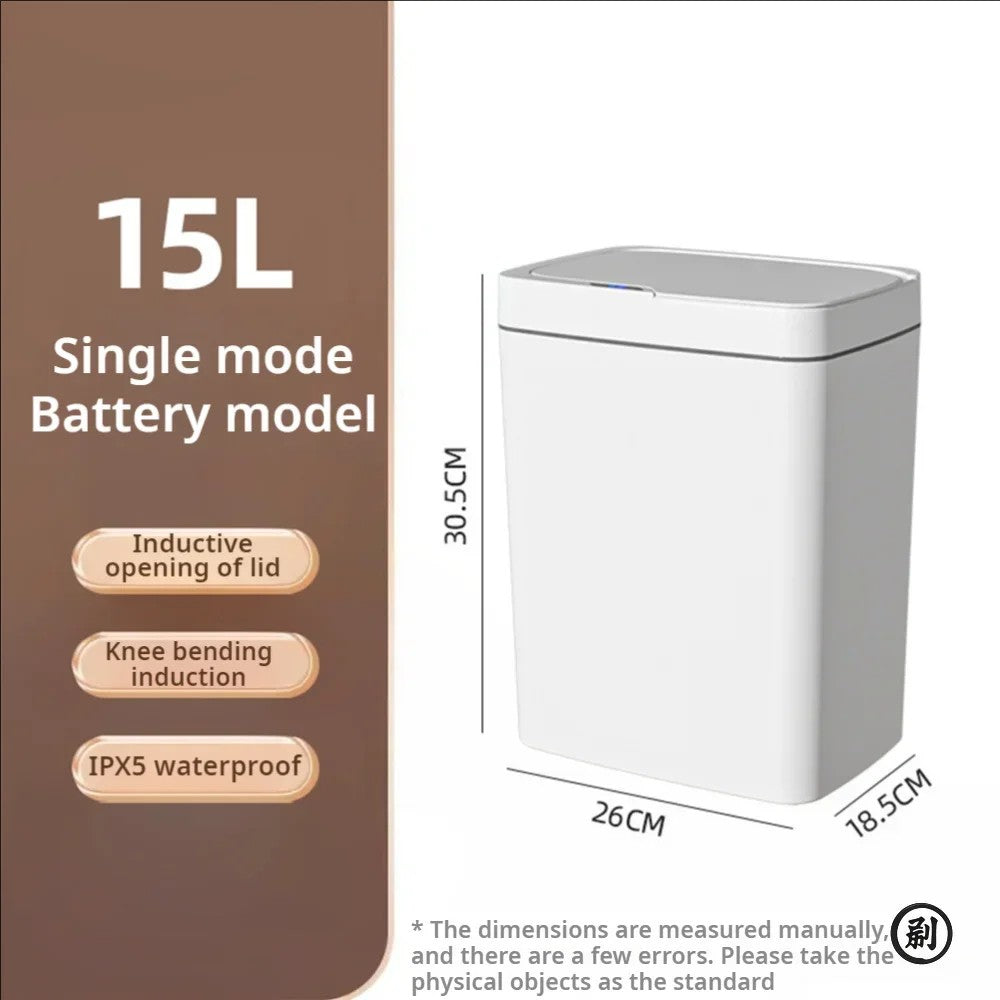 Lixeira Inteligente Automática 15 Litros Com Sensor
