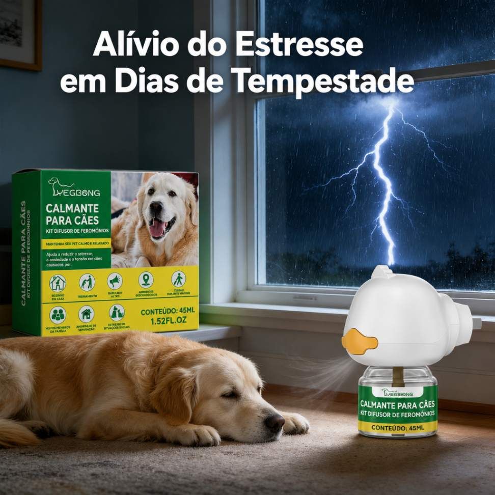 Kit Difusor Calmante para Cães.