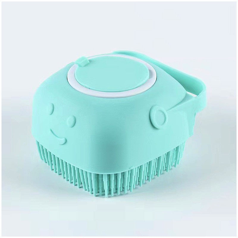 Luva de Silicone para Banho Pet com Escova Massageadora para Cães e Gatos