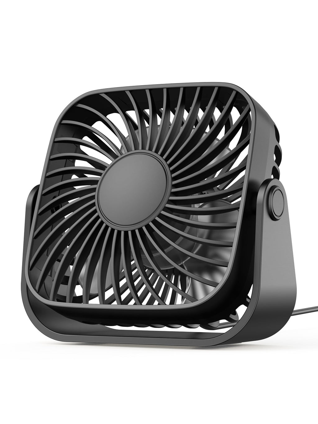 Mini Ventilador USB De Mesa Com 3 Velocidades
