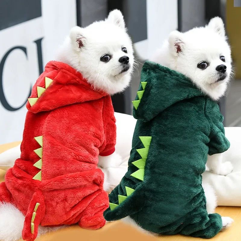 Macacão Dinossauro para Cães e Gatos
