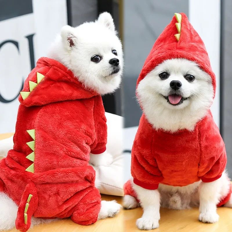 Macacão Dinossauro para Cães e Gatos