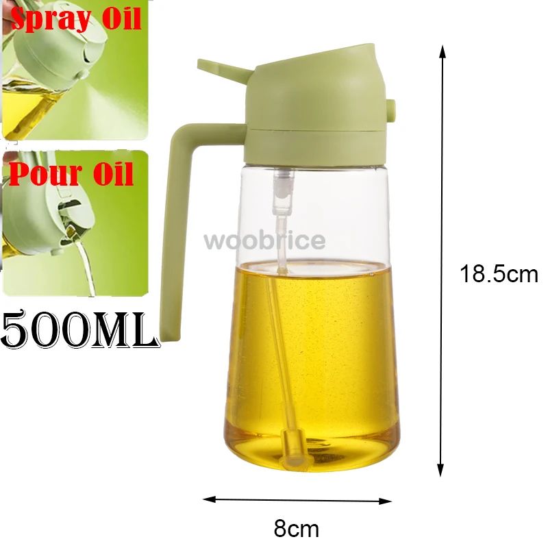Frasco Spray De Óleo 2 Em 1 Para Cozinha