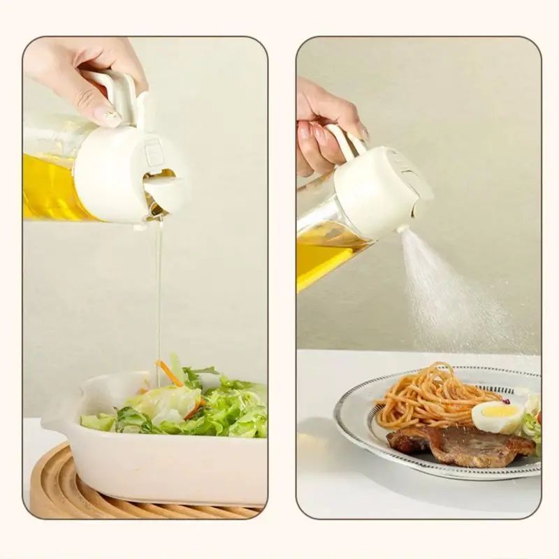 Frasco Spray De Óleo 2 Em 1 Para Cozinha