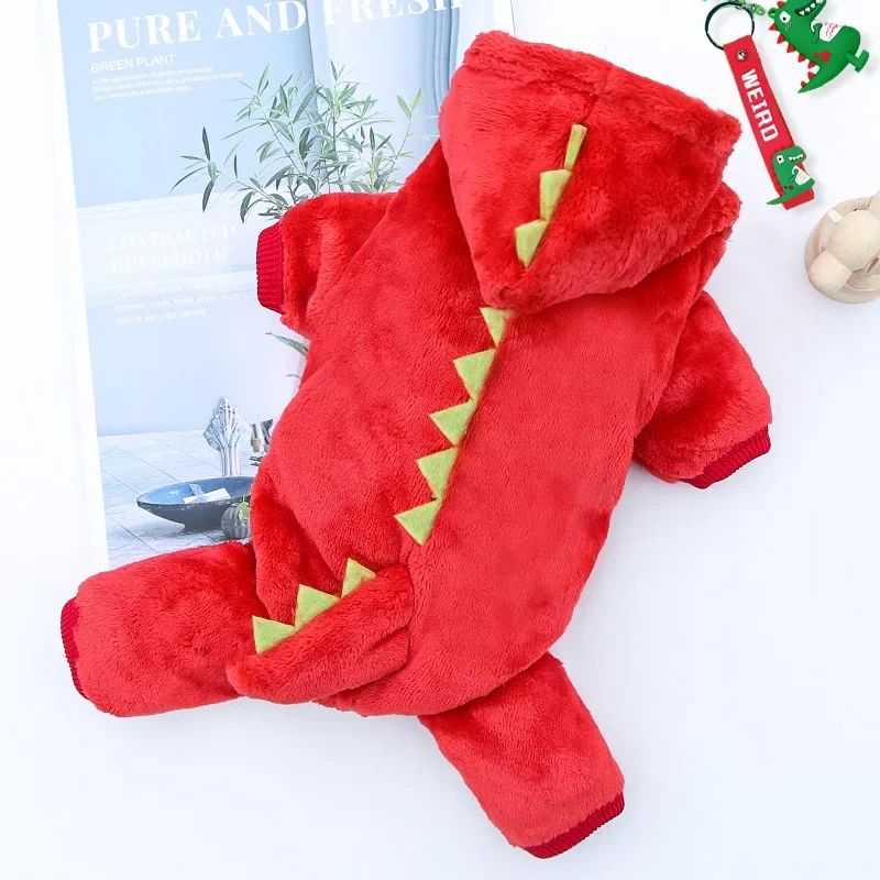 Macacão Dinossauro para Cães e Gatos