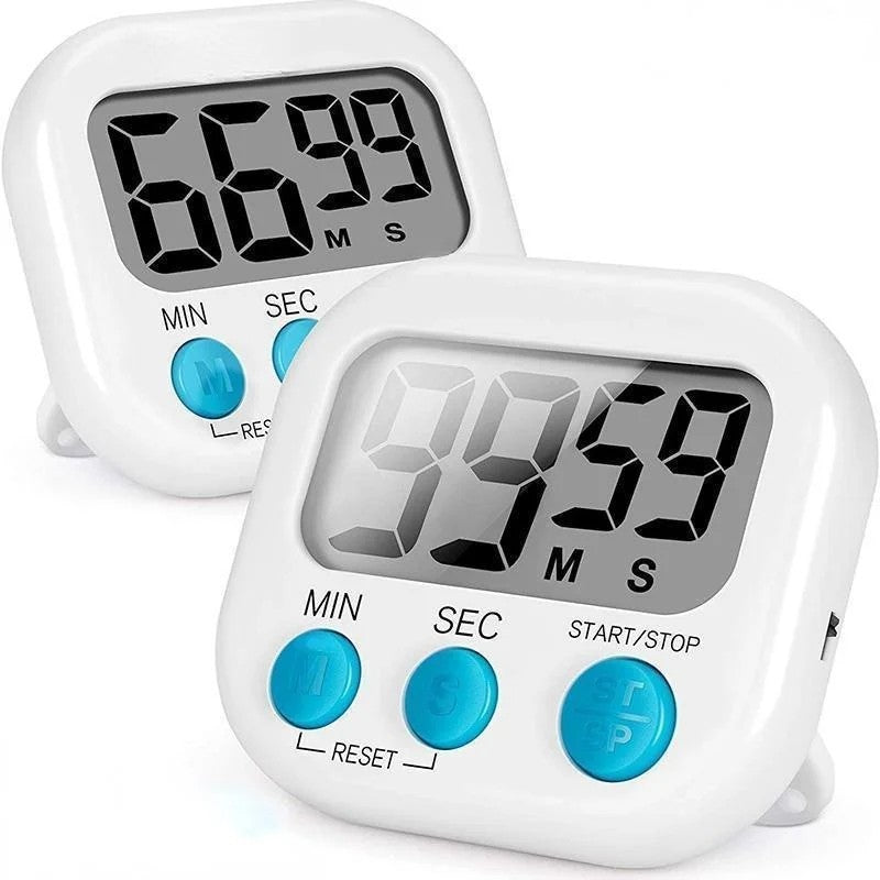Timer Digital De Cozinha Com Alarme