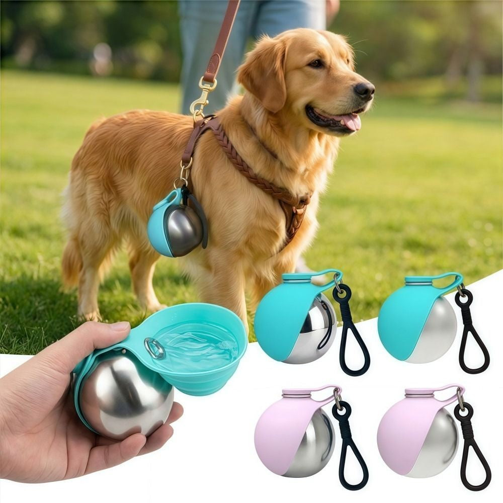 Garrafa de Água 2 em 1 para Cães.
