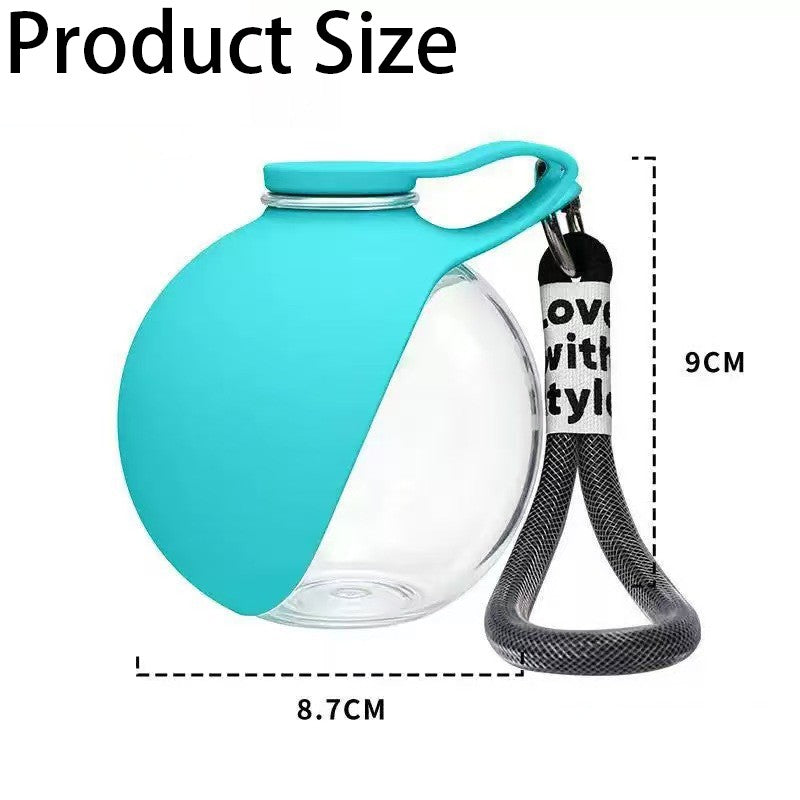 Garrafa Portátil de Água Plástica para Cães 285ml.