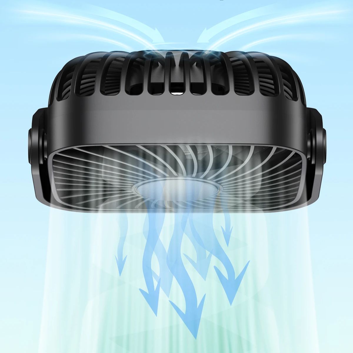 Mini Ventilador USB De Mesa Com 3 Velocidades