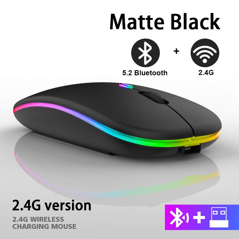 Mouse Sem Fio Bluetooth Recarregável Slim