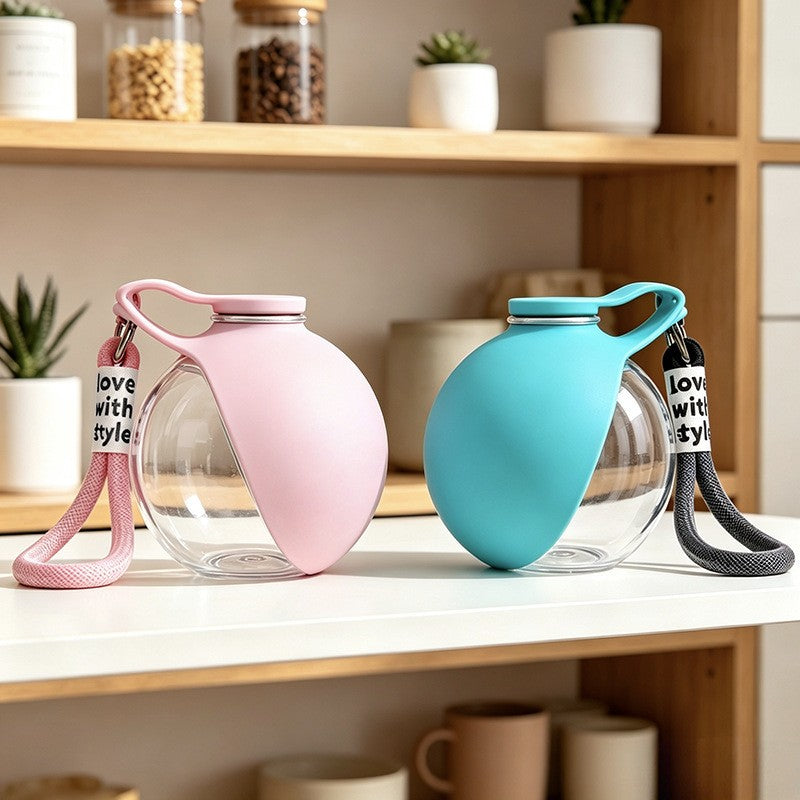 Garrafa Portátil de Água Plástica para Cães 285ml.