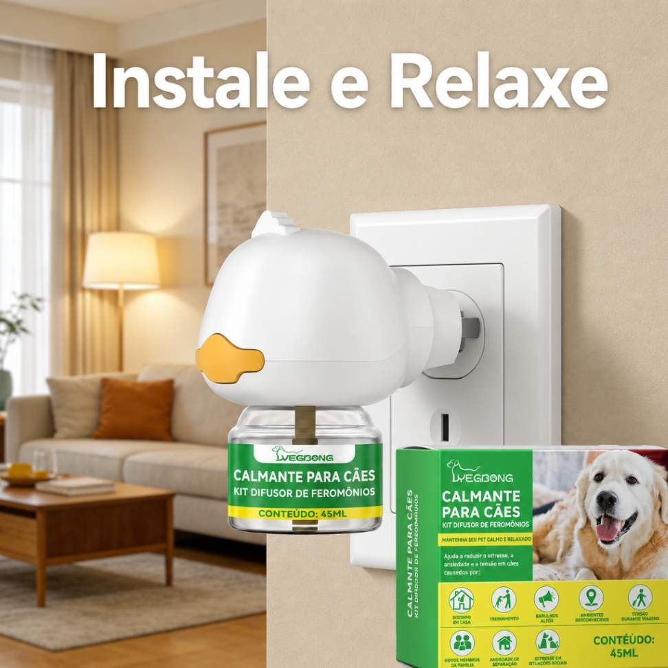 Kit Difusor Calmante para Cães.