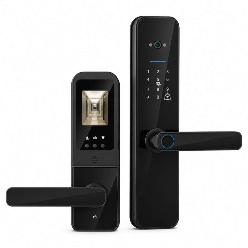 Fechadura Digital Inteligente Com Biometria e Câmera Integrada