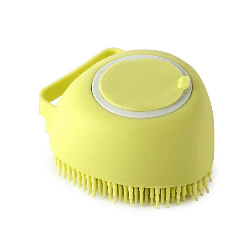 Luva de Silicone para Banho Pet com Escova Massageadora para Cães e Gatos