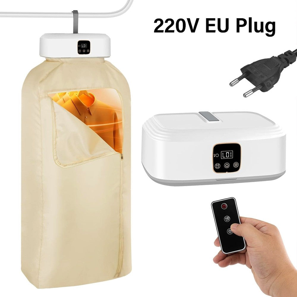 Secador De Roupas Portátil Dobrável Com Esterilização UV
