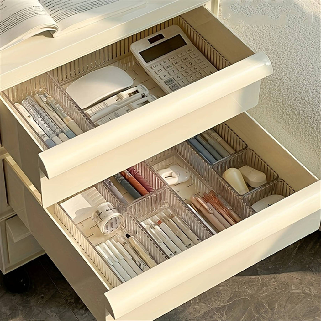 Organizador De Gaveta Modular Ajustável Em Acrílico