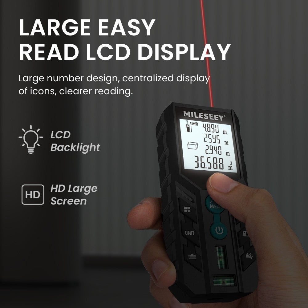 Trena a Laser Digital 40m–120m com Alta Precisão
