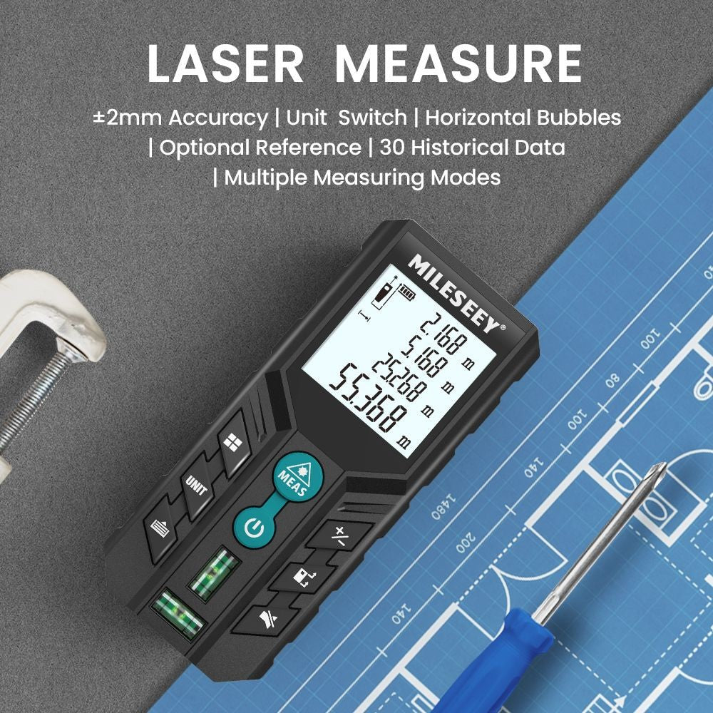 Trena a Laser Digital 40m–120m com Alta Precisão