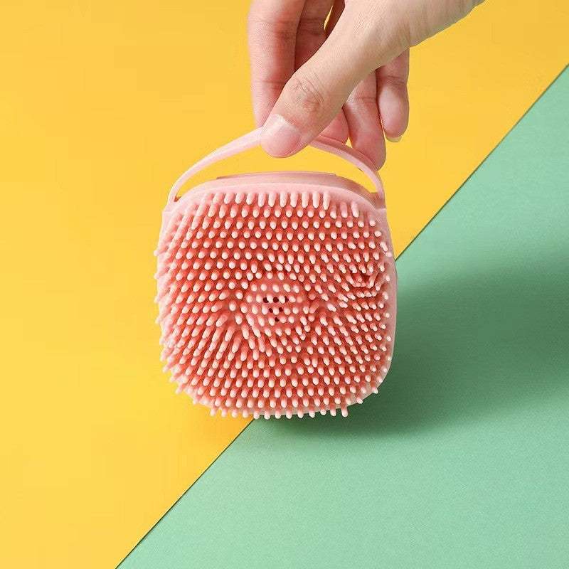 Luva de Silicone para Banho Pet com Escova Massageadora para Cães e Gatos