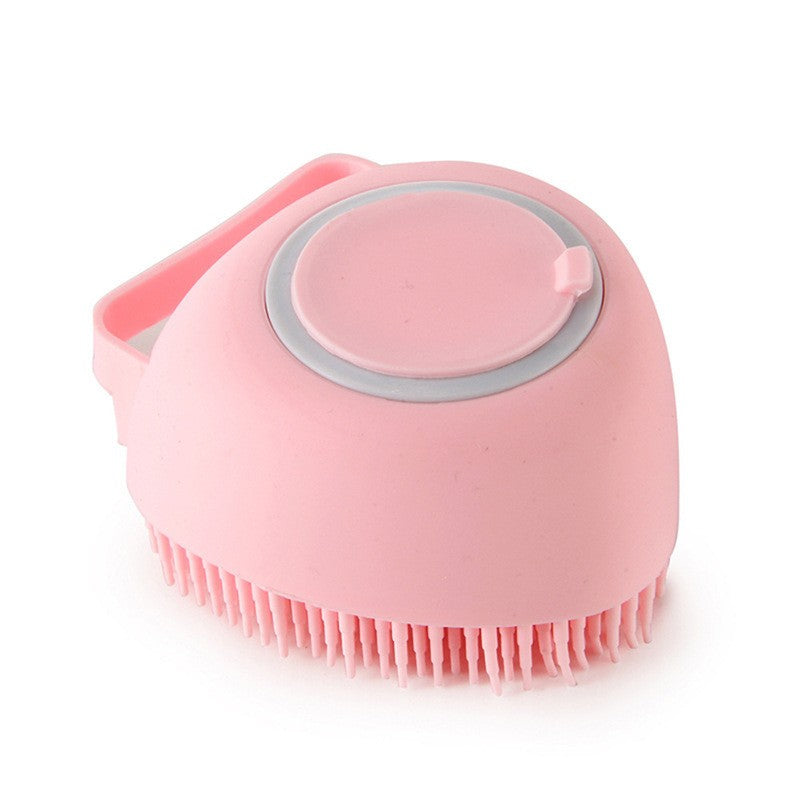 Luva de Silicone para Banho Pet com Escova Massageadora para Cães e Gatos