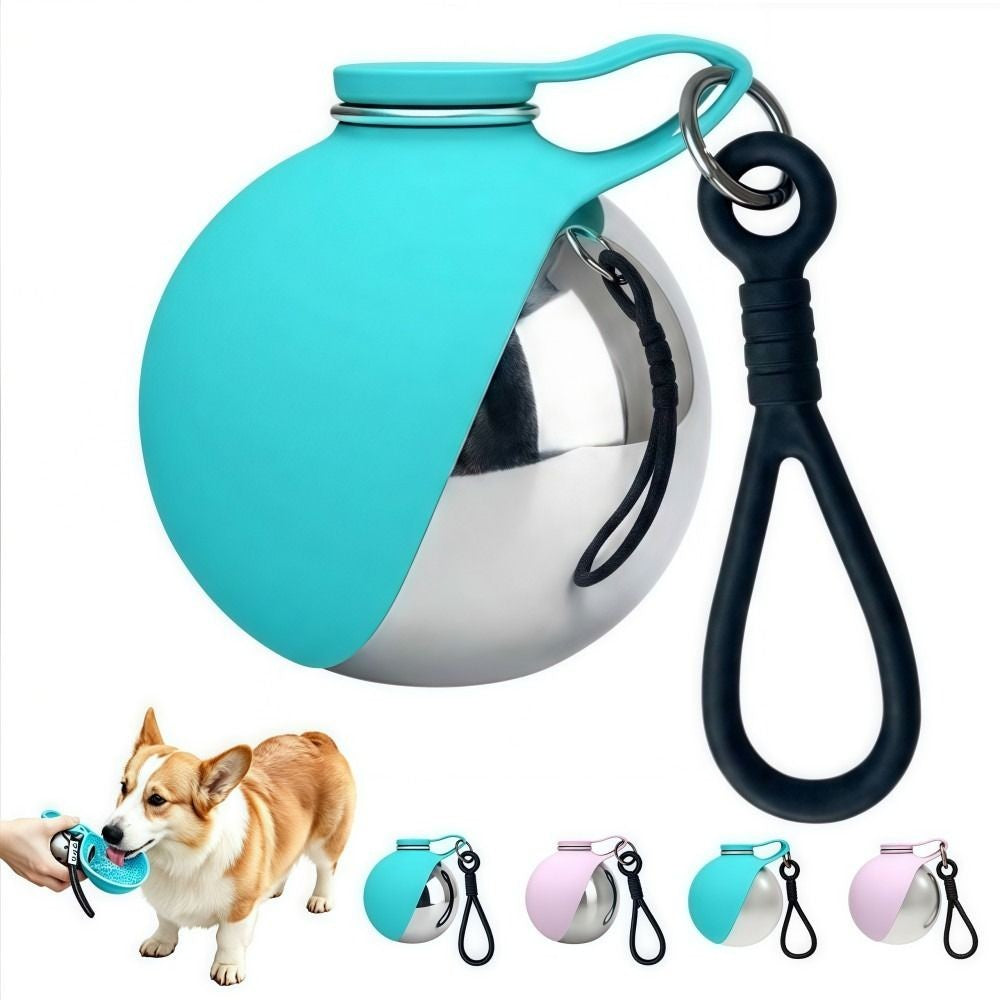 Garrafa de Água 2 em 1 para Cães.