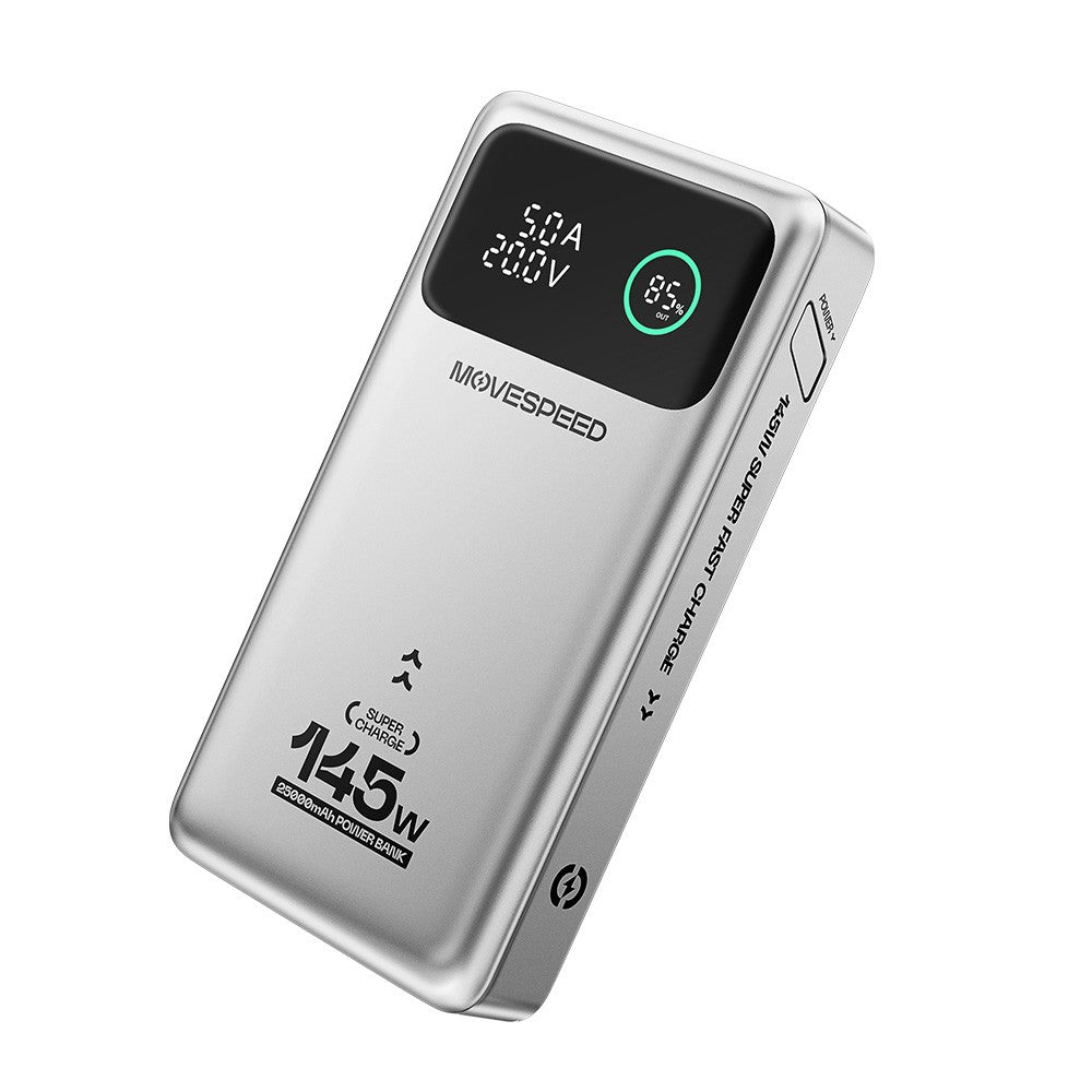 Power Bank 25000mAh 140W com Carregamento Rápido e Display Digital