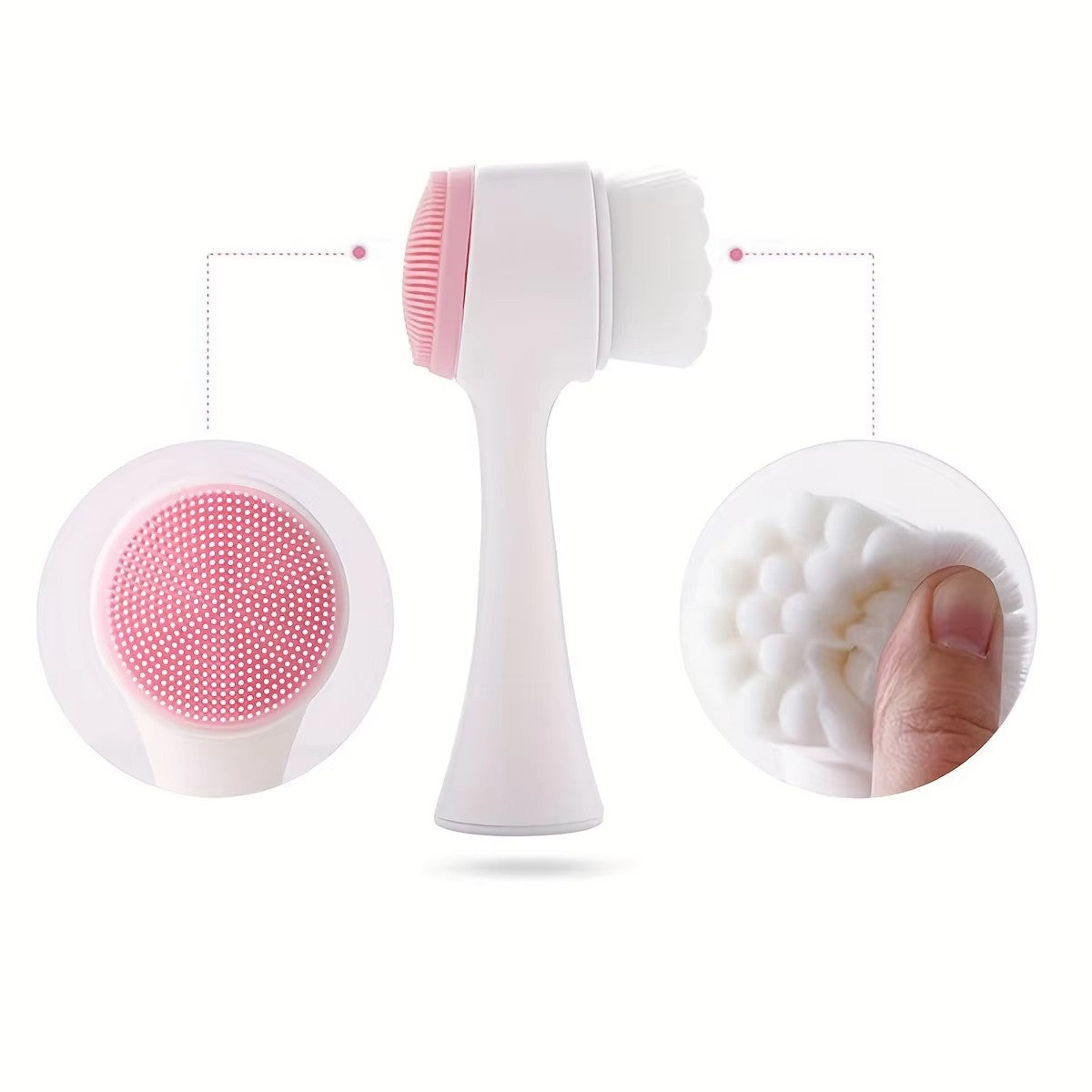 Limpador de patas de animais de estimação de silicone e escova de massagem